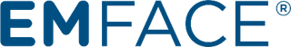 Stylized text representing EMFACE concept