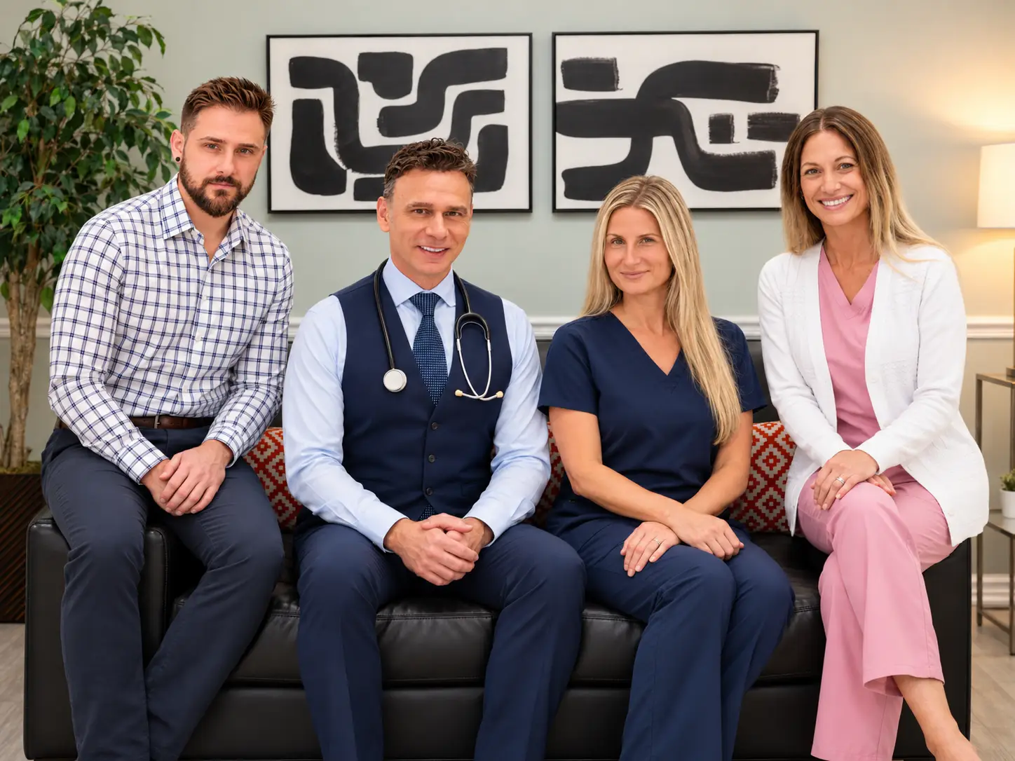 Medical team portrait